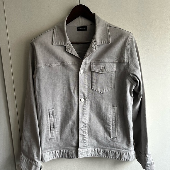 John Elliott Gray Japanese Denim Jacket - Picture 1 of 4